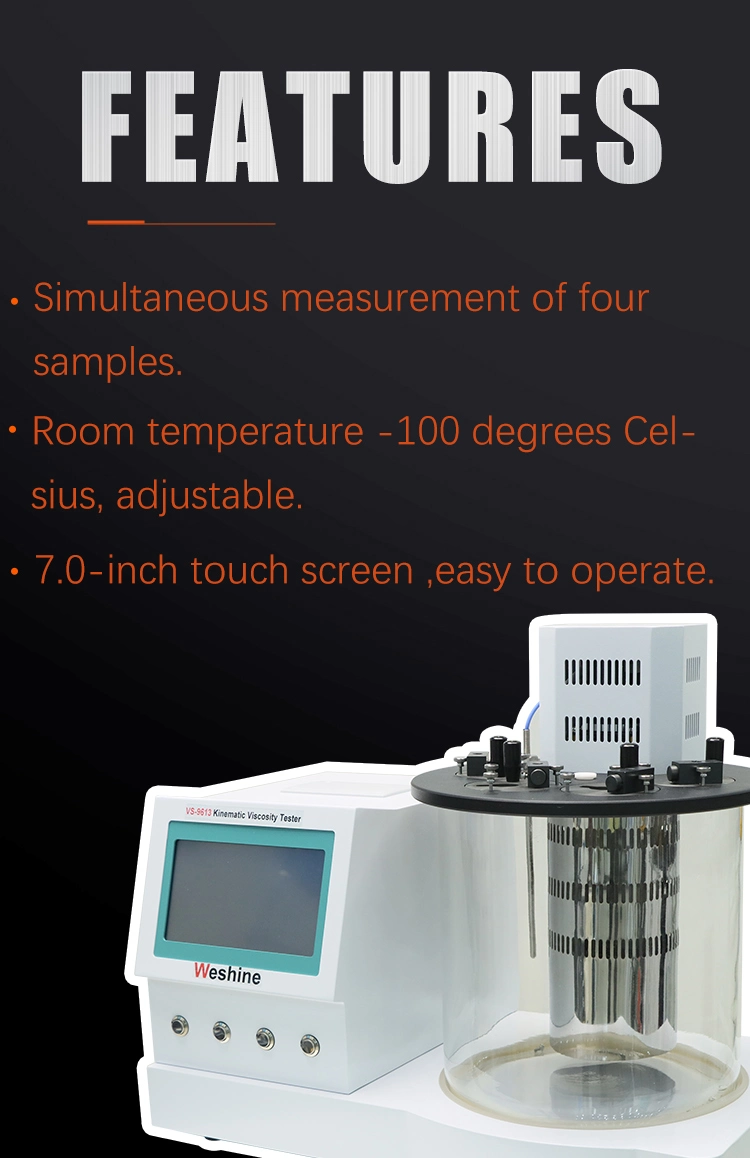 ASTM D446 Automatic Labratory Petroleum Testing Equipment Kinematic Viscometer