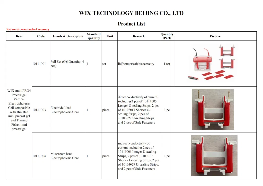 4-Gel Precast Gel Mini Vertical Electrophoresis Tank Lab Equipment